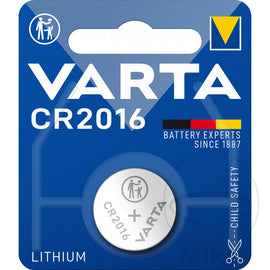 Gerätebatterie CR2016 Varta 1er Blister LITH MQ 1566007