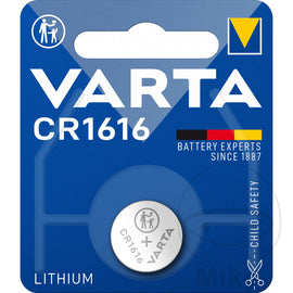 Gerätebatterie CR1616 Varta 1er Blister Lithium-Ionen