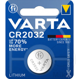 Gerätebatterie CR2032 Varta 1er Blister LITH MQ 1566005