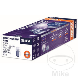 Lampe 24V10W BA15S Osram Truckstar pro