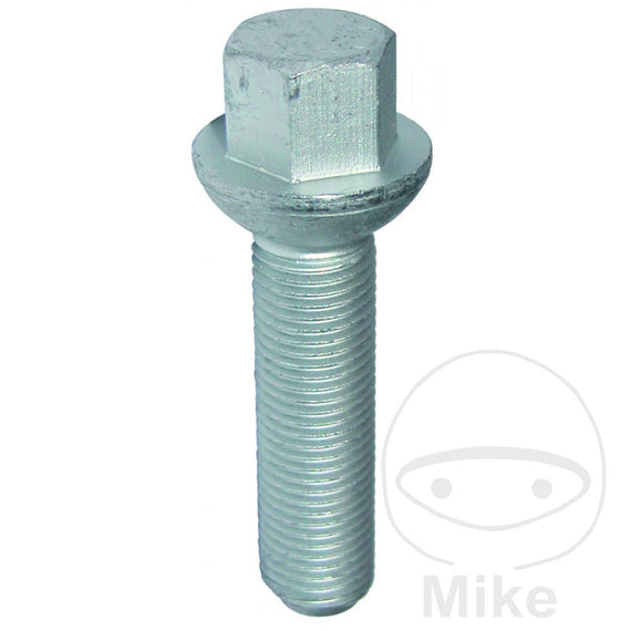 Wheel screw M14X1.5X50 ball waistband 17