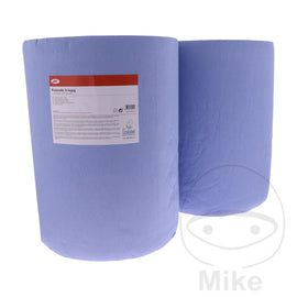 Putzpapierrolle 3-lagig JMP blau 2 Stück 500 Blatt 170 Meter Zellstoff