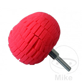 Bola de pulido 75 mm rojo fino