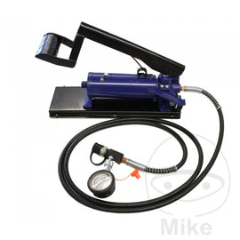 Foot pump manually hydraulic