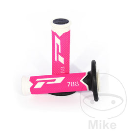 Griffgummi 788 weiß / schwarz fluoreszierend rosa Durchmesser 22 / 25 mm geschlossen.
