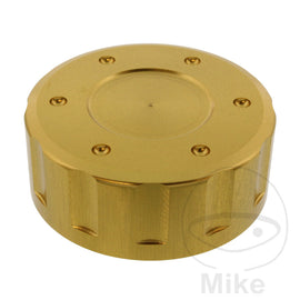 Deckel Bremsflüssigkeitsbehälter 42 mm Alu gold